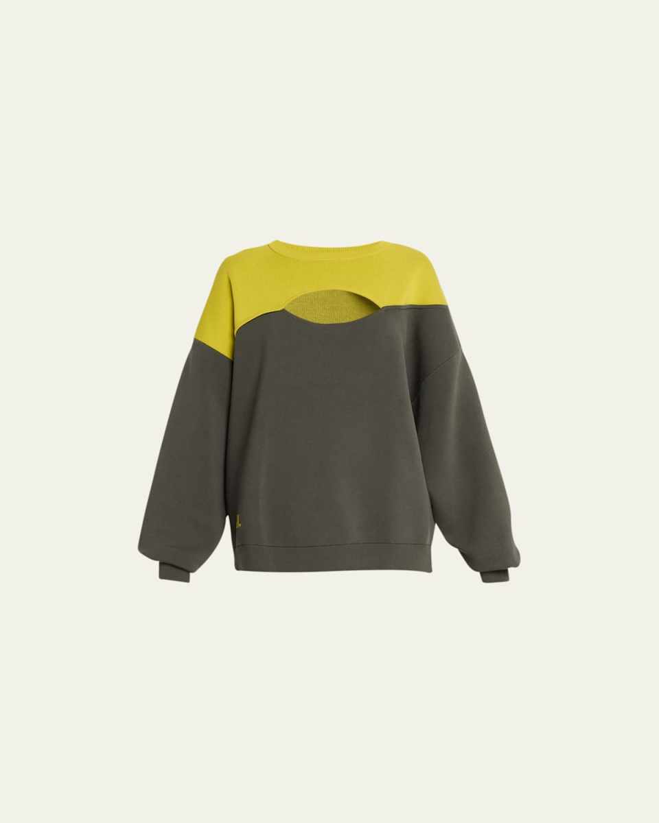 Balance Cutout Crewneck Sweatshirt